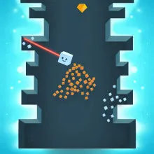 Blocky Hill Tower Game