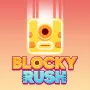 Blocky Rush, an arcade puzzler, stresses spatial awareness and quick decision-making. In order to create entire horizontal rows, blocks must be positioned appropriately as they emerge continually.

