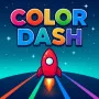Colour Dash is a fun endless runner game in which you guide a rocket through endless colourful gates. To get through you have to match the colours one minor mistake and your game ends.

