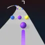 Color Slope is an endless running game, you will control a colorful ball rolling along an upward curve. Your goal is to survive as long as possible and make sure the ball only touches obstacles of the same color


