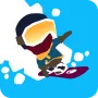 Downhill Chill is a very popular high-speed ski racing game! You will be a skier descending mountains covered in snow. Reaching the finish line as quickly as possible