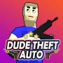 The game Dude Theft Auto is an open-world sandbox, which means you can go wherever you want and use your tools to cause chaos.

