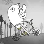 Farting Flight is a funny infinite runner 2D game where you control a silly racer going down high slopes, rolling across dangerous terrain and harnessing the force of his gas to go further than ever before.

