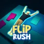 Extreme sports game Flip Rush lets players control a flexible athlete who does flips, tricks, and exact landings in a variety of changing environments.

