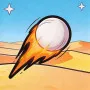 It's fun to play the skill arcade game Gliding over Dunes, where you control a ball that glides across endless desert sand dunes. To keep a smooth glide and keep from losing speed, players must carefully control it speed and path.

