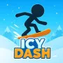 You have to race your stick figure skateboard down icy hills as fast as you can in the fun game Icy Dash. Try crazy tricks and jump over things that are in your way to be the first person to reach the end.

