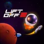 Players pilot a rocket to maximize altitude and distance in Lift Off 2, a space arcade game. With a basic spacecraft, you will soar into the atmosphere, acquire supplies, avoid obstacles, and improve your rocket to go further. As you advance, you will acquire superior equipment, enhance your rocket's capabilities, and investigate elevated strata of the atmosphere and outer space.

