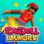 An arcade game called Ragdoll Launcher lets you launch a figure and try to make it fly as far as possible.

