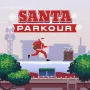 As Santa Claus, you have to deliver gifts by jumping across snowy roofs and doing somersaults while avoiding obstacles in the holiday-themed parkour game Santa Parkour.

