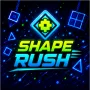 Shape Rush is a 3D runner played at great speed and mixes flying aspects with its shape-shifting gameplay. Players must morph into the perfect shape at the right time to get through the world ahead, and do it quickly. Got the focus and the lightning-fast reflexes to smoothly breeze through the path ahead?

