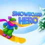 Fast-paced downhill skating game Snowboard Hero has players slide down snowy mountains on their skateboards while avoiding obstacles and getting points.


