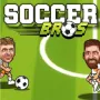 Soccer Bros is an exhilarating arcade style soccer game, with 1-on-1 matchups. Players control a single character and try to score more goals than their opponent throughout the match's time limit.

