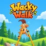 Wacky Walk is a funny obstacle course game that turns the easiest thing in the world into a chaotic adventure: making the character walk without falling down. Instead of the fleet-footed running and jumping of traditional platformer games you have to control each stride of the character with a shaky, easily unsteady gait.